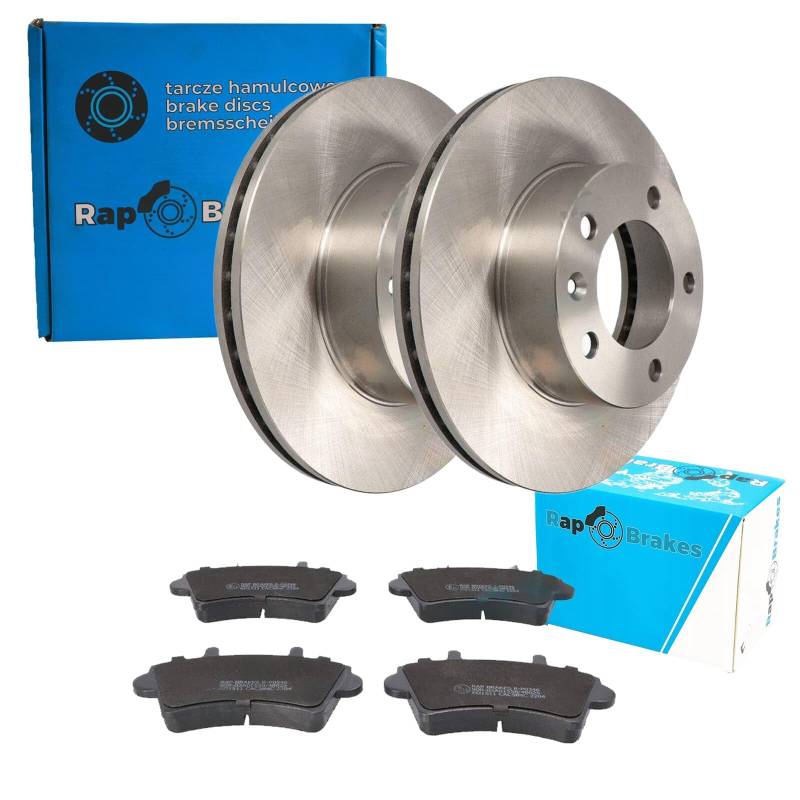 RAP BRAKES Bremsenset vorne passend für MASTER 2 + MOVANO A von BandelOne