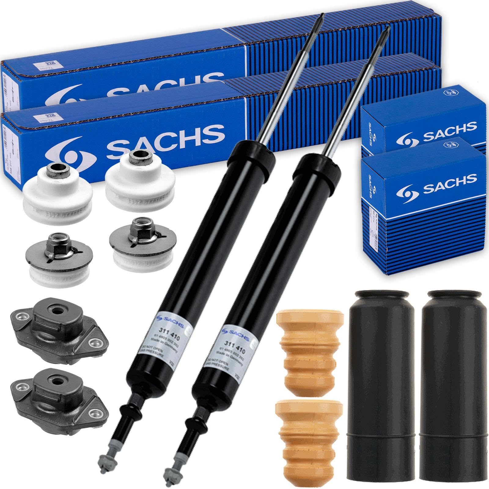 SACHS Stoßdämpfer + Domlager + Protection-Kit hinten passend für 1/3er E81 E90 SACHS Stoßdämpfer + Domlager + Protection-Kit hinten passend für 1/3er E81 E90 von BandelOne