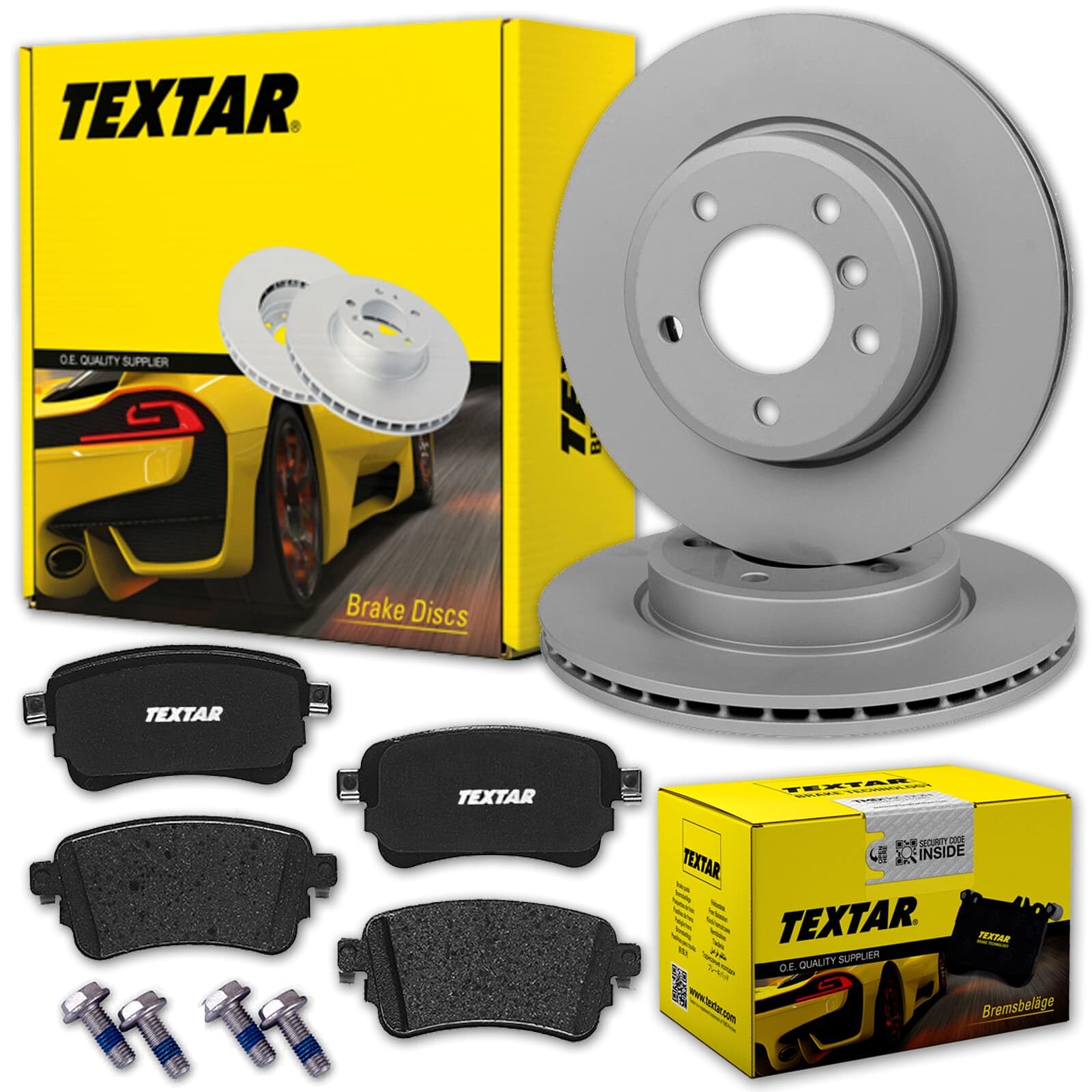 TEXTAR Bremsscheiben + Beläge hinten für Jumpy SPACETourer + Expert TRAVELLER von BandelOne