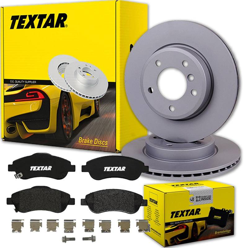 TEXTAR Bremsscheiben 293mm + Beläge vorne passend für CR-V 3 4 RE RM von BandelOne
