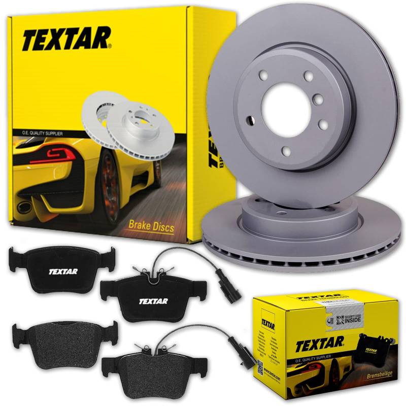 TEXTAR Bremsscheiben 320mm + Beläge hinten passend für GIULIA 952 von BandelOne