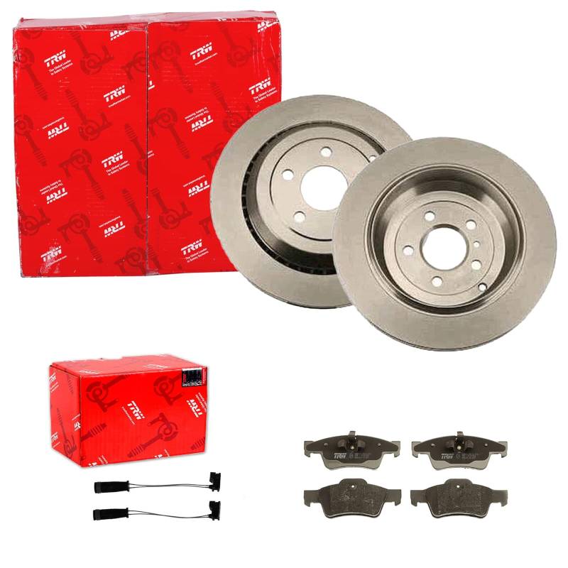 TRW Bremsscheiben + Beläge hinten passend für M GL R Klasse W164 W251 von BandelOne