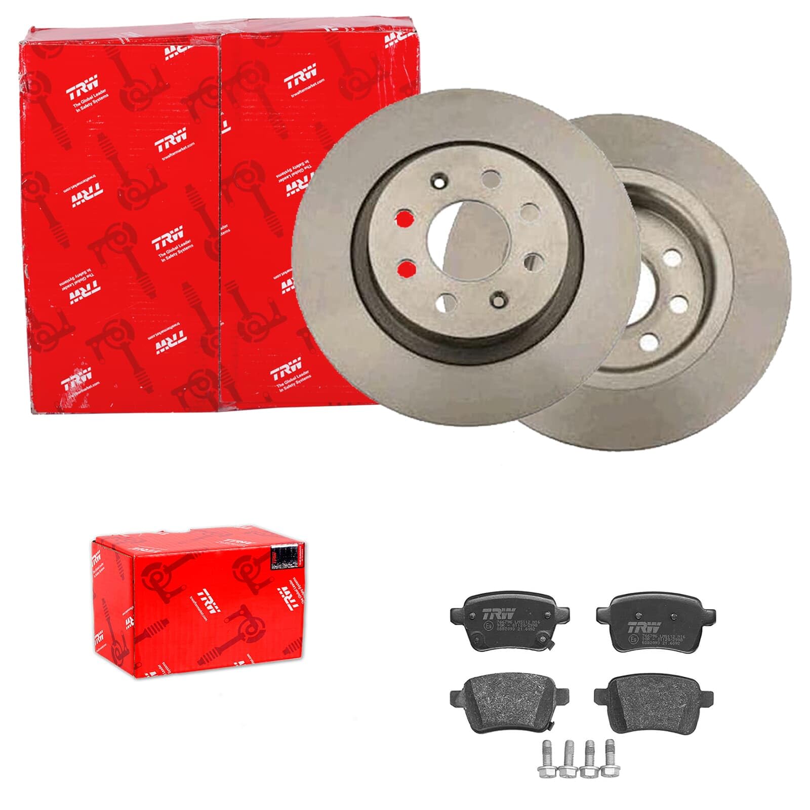 TRW Bremsscheiben 264mm + Beläge hinten passend für Corsa E + ADAM TRW Bremsscheiben 264mm + Beläge hinten passend für Corsa E + ADAM von BandelOne