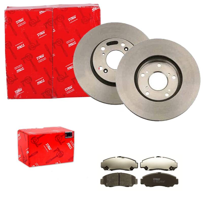 TRW Bremsscheiben 282mm + Beläge vorne passend für FR-V BE von BandelOne