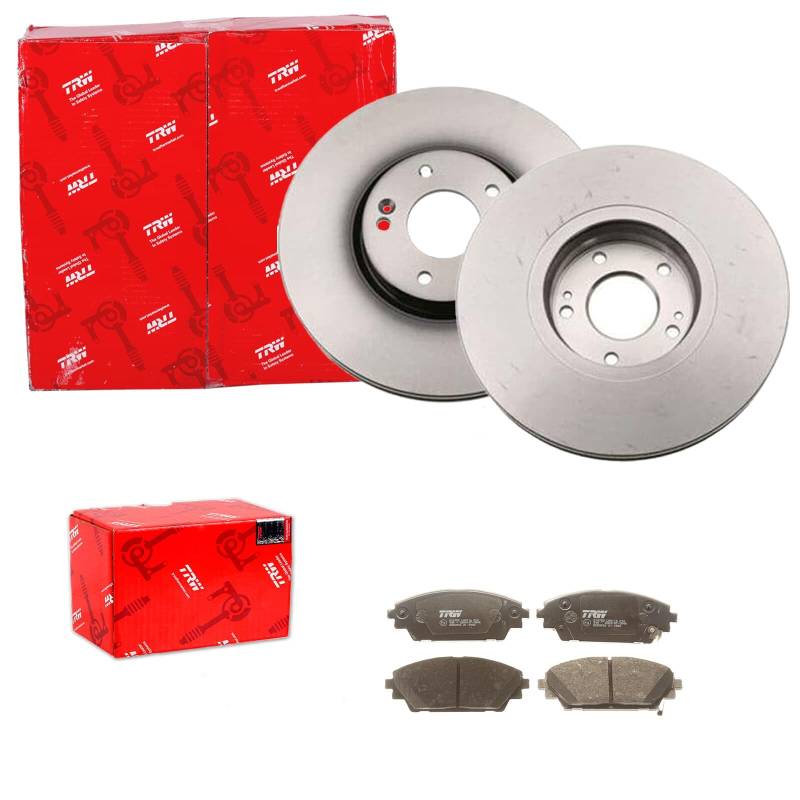 TRW Bremsscheiben 321mm + Beläge vorne passend für SORENTO 2 XM 2WD/4WD von BandelOne