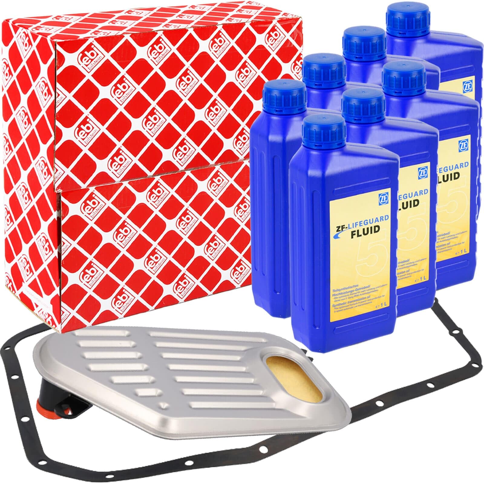 Teilesatz Automatikgetriebe + ATF Öl passend für 5-Gang E46 E39 E38 E85 Teilesatz Automatikgetriebe + ATF Öl passend für 5-Gang E46 E39 E38 E85 von BandelOne