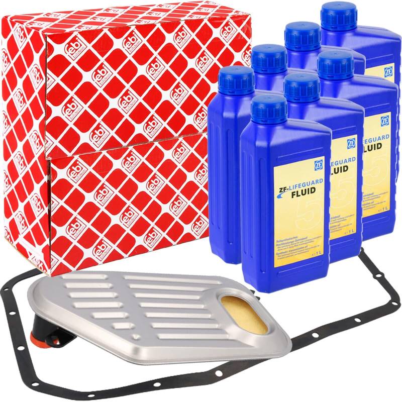 Teilesatz Automatikgetriebe + ATF Öl passend für 5-Gang E46 E39 E38 E85 von BandelOne