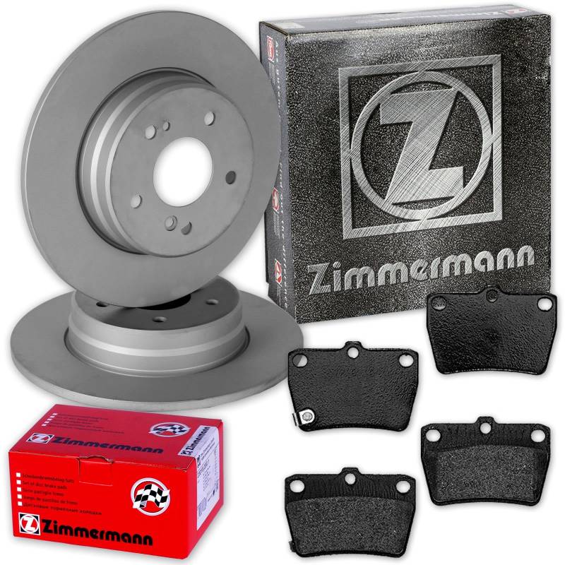 Zimmermann Bremsscheiben 303mm + Beläge hinten passend für RAV4 II A2 von BandelOne