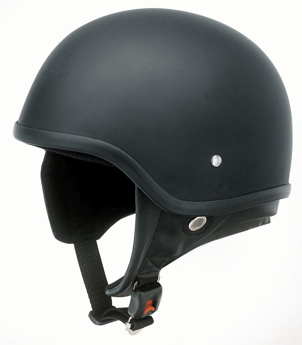 Redbike Oldtimer Motorrad Halbschalenhelm RB 450 matt-schwarz ohne ECE S - XL von BANGLA