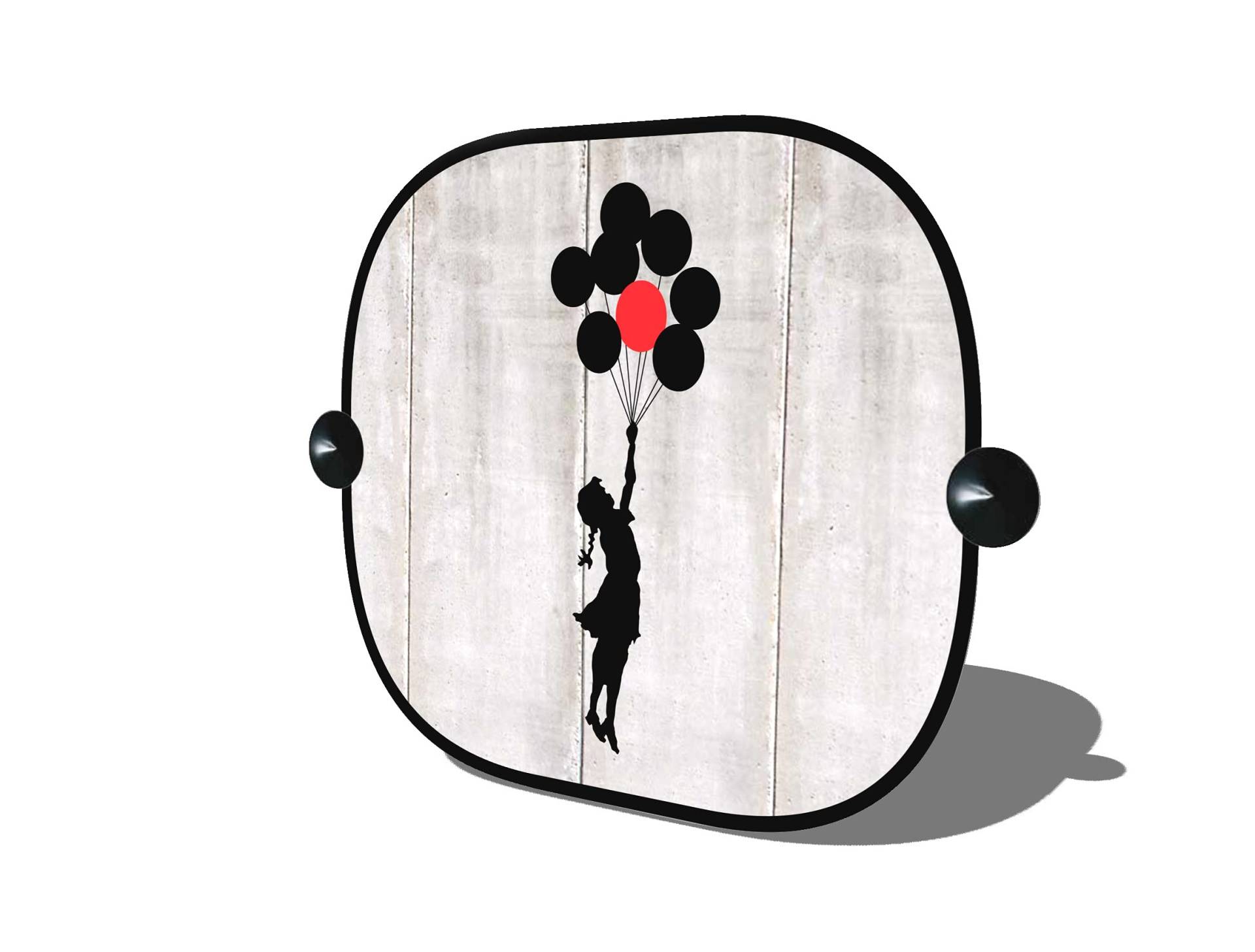 Sonnenschutz Banksy's Graffiti für die Seitenscheibe 44 x 35cm original # NEU Sonnenschutz Banksy's Graffiti für die Seitenscheibe 44 x 35cm original # NEU von Banksys