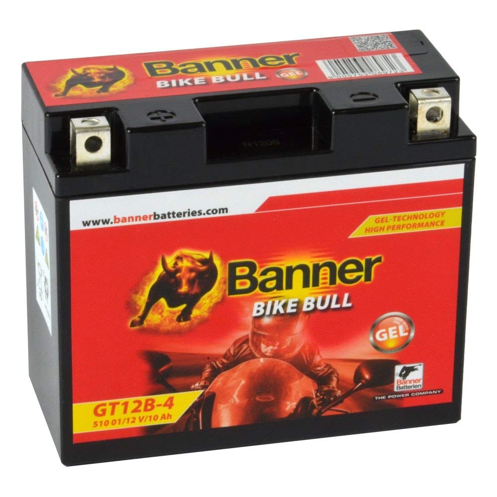 BANNER Motorrad-Batterie YT12B-BS, 51001 von Banner Batterien