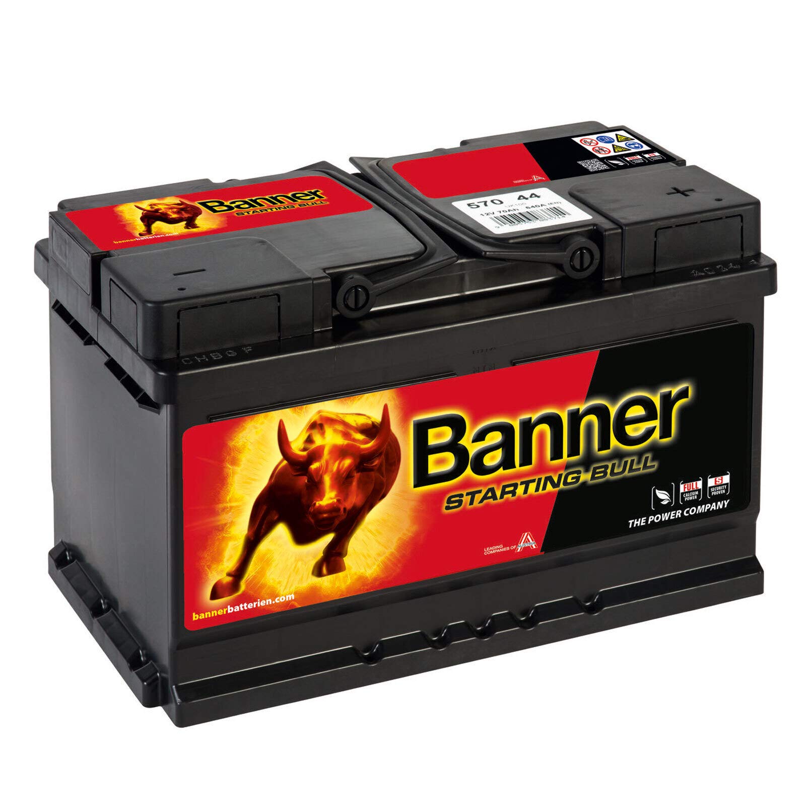 Banner 57044 Starting Bull 12V 70Ah 640A Autobatterie Banner 57044 Starting Bull 12V 70Ah 640A Autobatterie von Banner
