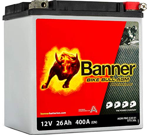 BANNER AGM PRO 530 01 Motorradbatterie Bike Bull von Banner