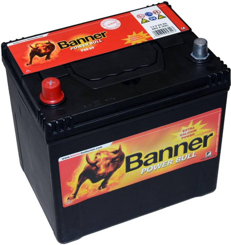 Banner Batterie P6069 60Ah 390AEN Power Bull von Banner