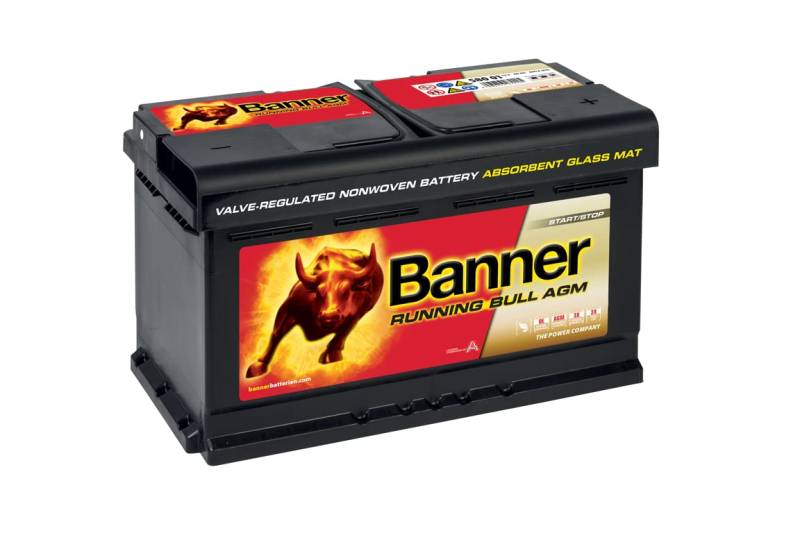 Banner Vliesbatterie Running Bull 80Ah von Banner