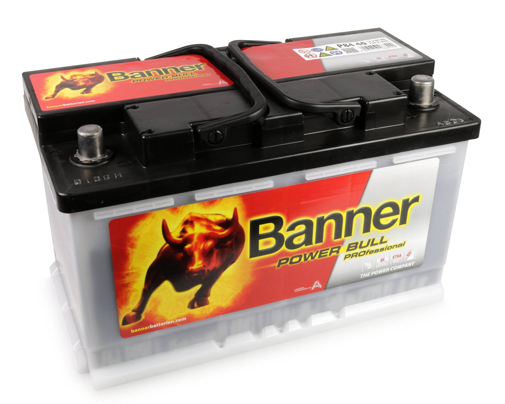 Banner P8440 Power Bull PROfessional 84Ah Autobatterie von Banner
