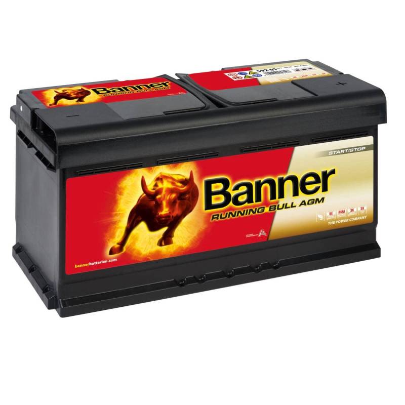 Banner Vliesbatterie Running Bull 92Ah von Banner