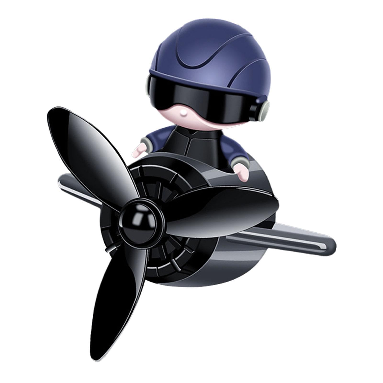 Baoblaze Lufterfrischer-Clip fürs Auto, Autoparfüm, Innendekoration, Autozubehör mit rotierendem Propeller, Autodiffusor, Astronautenthema, Schwarz Baoblaze Lufterfrischer-Clip fürs Auto, Autoparfüm, Innendekoration, Autozubehör mit rotierendem Propeller, Autodiffusor, Astronautenthema, Schwarz von Baoblaze