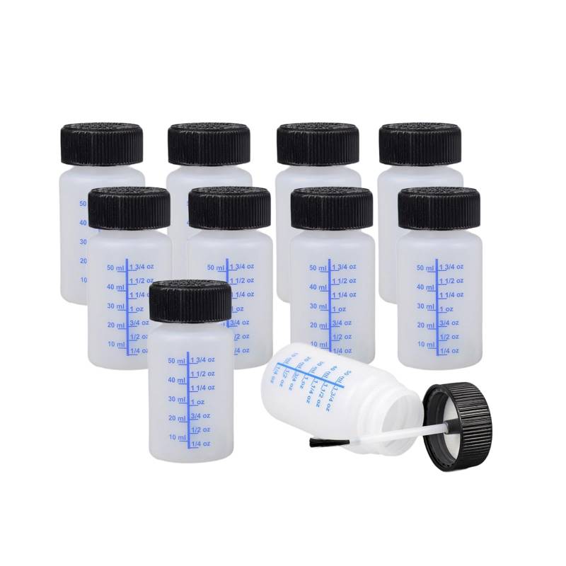 BaotyJie 10 Flaschen für Lackreparatur, 60ml mit Pinsel Und Verschluss von BaotyJie