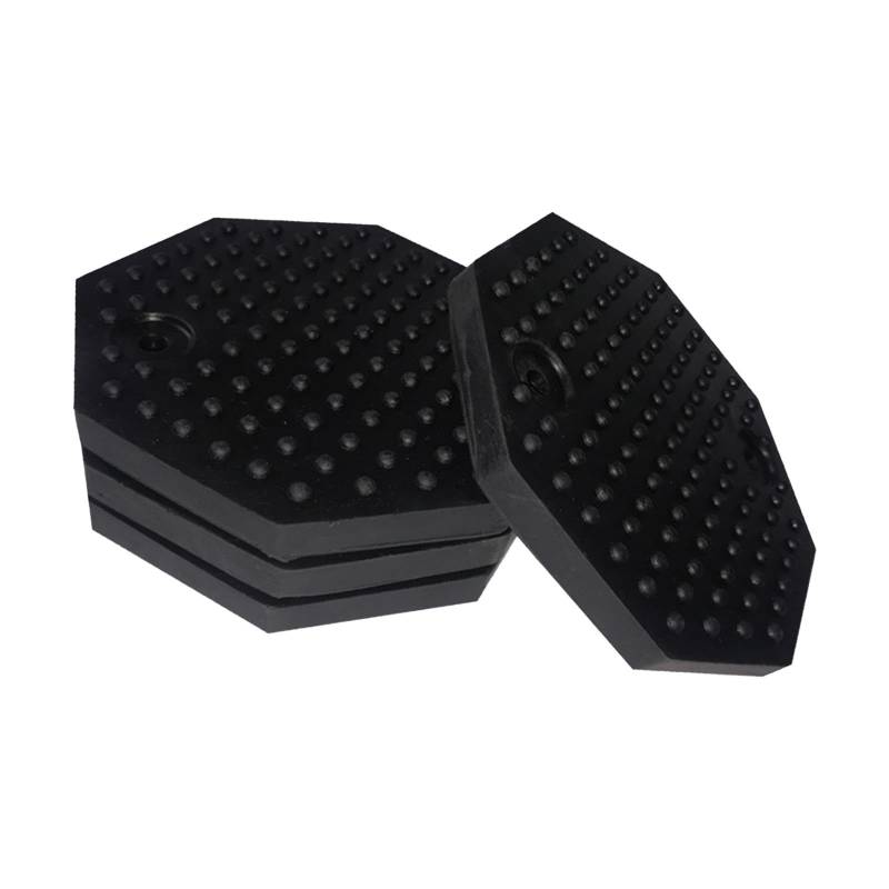 BaotyJie 4 Teiliges Auto Hebesystem mit Gummiarmauflagen, für Verschiedene Modelle, Schwarz von BaotyJie