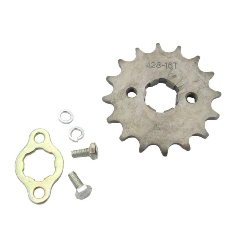BaotyJie 428 Kettenrad 16T mit Dichtung und Zwei Schrauben für von BaotyJie