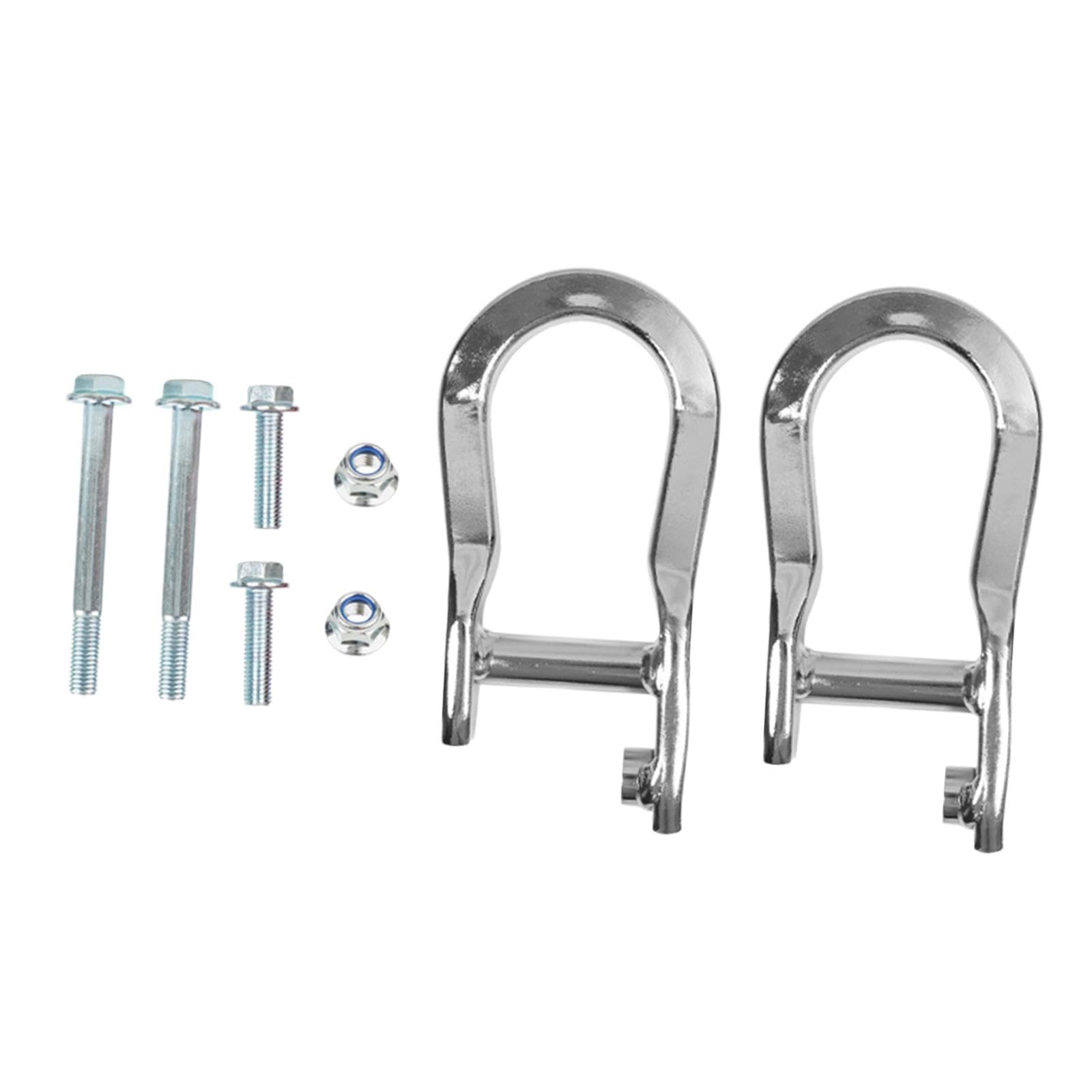 BaotyJie Front Stoßstange Tow Haken Zubehör Front Lower Anhänger Ringe Ersetzen für 1500 Ld, Silber BaotyJie Front Stoßstange Tow Haken Zubehör Front Lower Anhänger Ringe Ersetzen für 1500 Ld, Silber von BaotyJie
