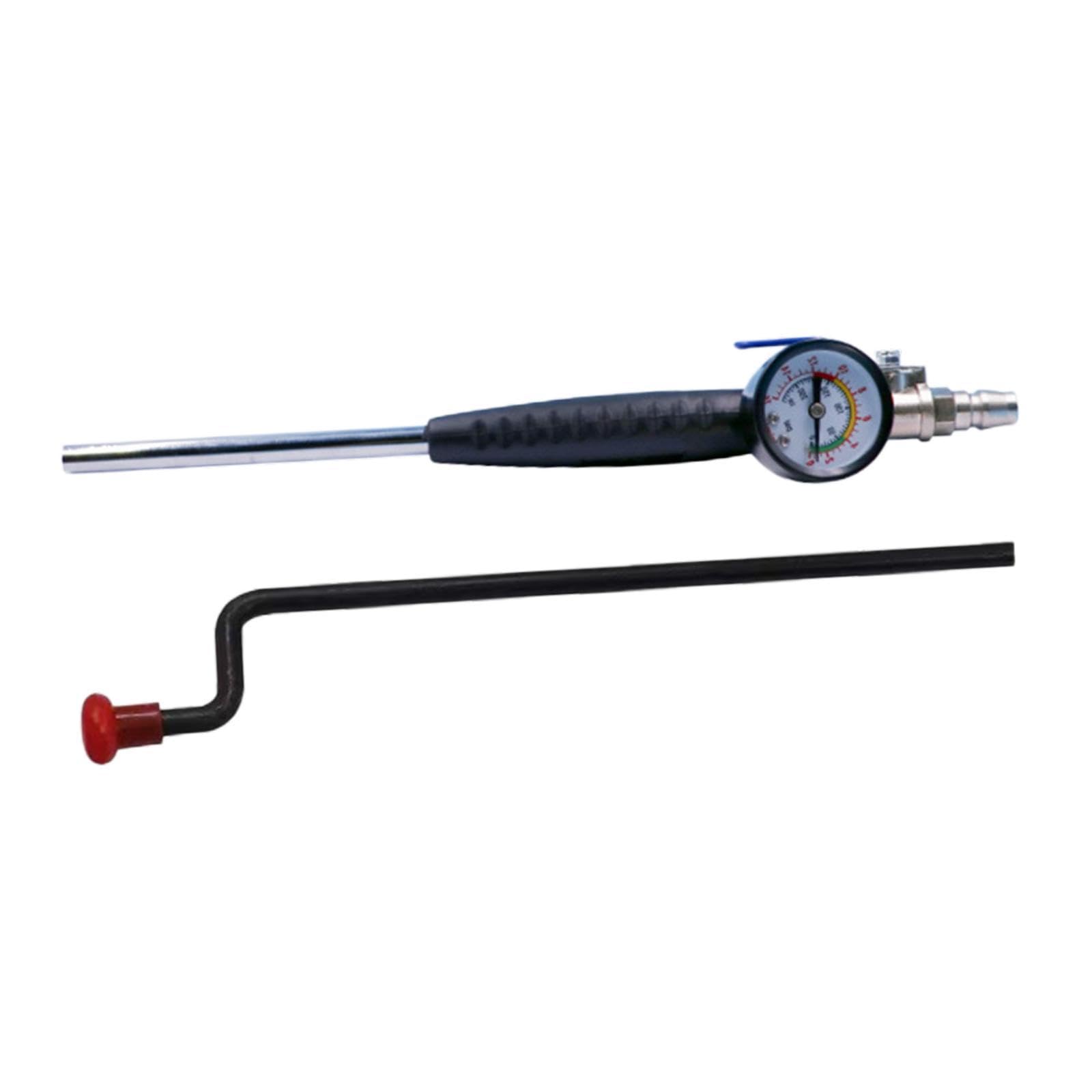 BaotyJie Reifenfüllerstange mit Druckmesser, handgekurbelt, professionelle Reifenfüllstange, 230 PSI, für LKW, Fahrräder, Wohnmobile, Autos von BaotyJie