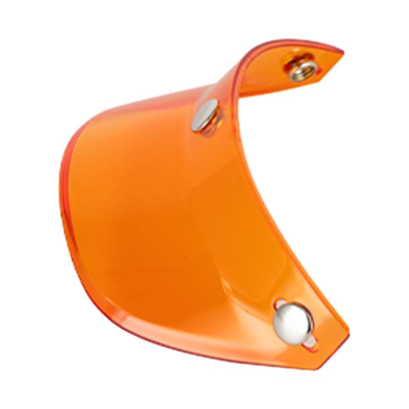 BaotyJie Visier Schutzschirm mit Druckknöpfen, Orange von BaotyJie