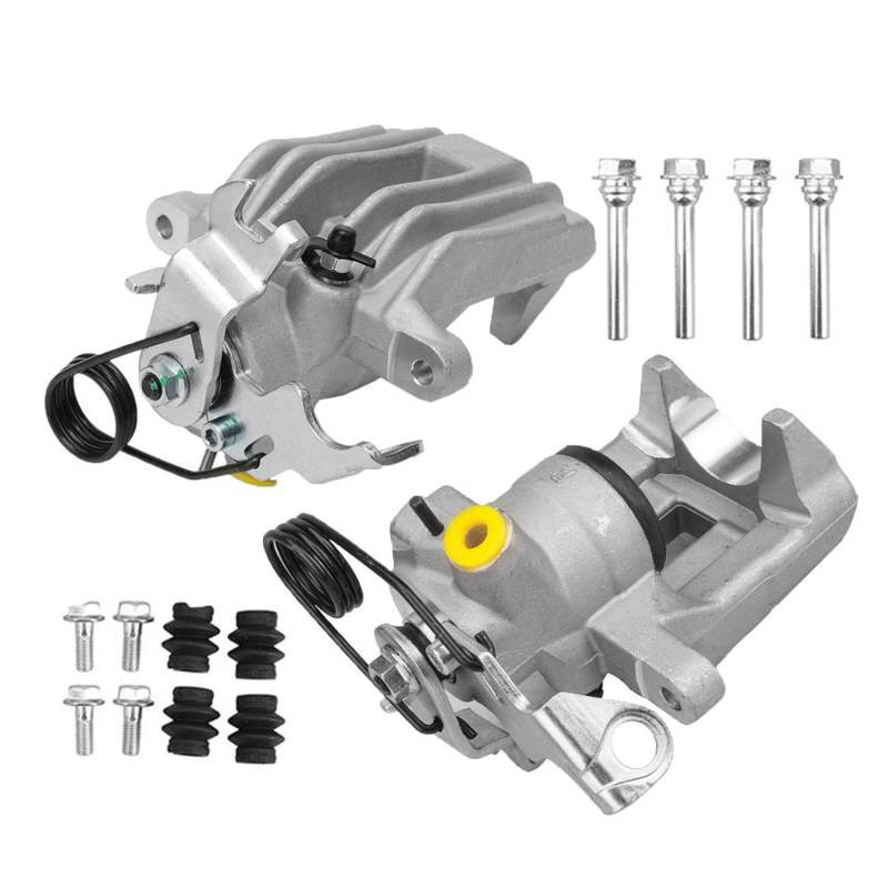 Bapmic Bremssattel Hinterachse Satz Links + Rechts mit Schrauben Führungsbolzen 8E0615423 8E0615424 für A4 A6 Avant von Bapmic