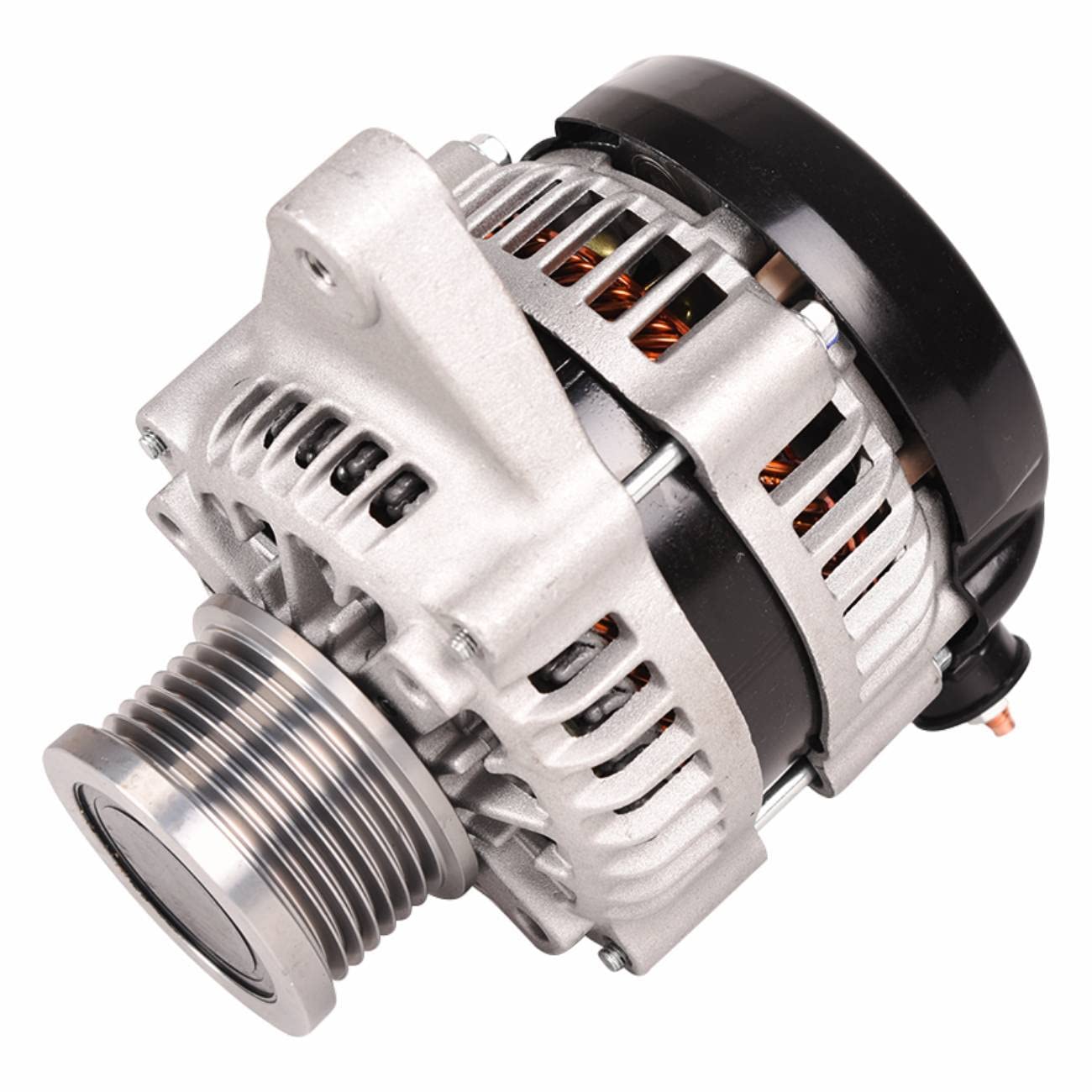 Bapmic Generator Lichtmaschine 12V 80A Ersatz für T-o-y-o-t-a HILUX VII Pick-up LAND CRUISER PRADO 270600L020, 270600L021 Bapmic Generator Lichtmaschine 12V 80A Ersatz für T-o-y-o-t-a HILUX VII Pick-up LAND CRUISER PRADO 270600L020, 270600L021 von Bapmic