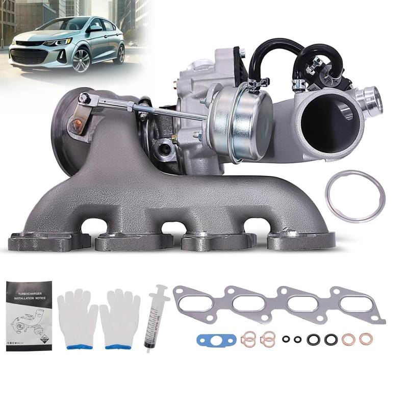 Bapmic Turbolader Kompatibel mit Cruze Trax 103 KW O-p-el Astra J 1.4 Turbo Insignia A Meriva Zafira Tourer C 1.4LP Euro 5 Abgasturbolader 55565353 von Bapmic