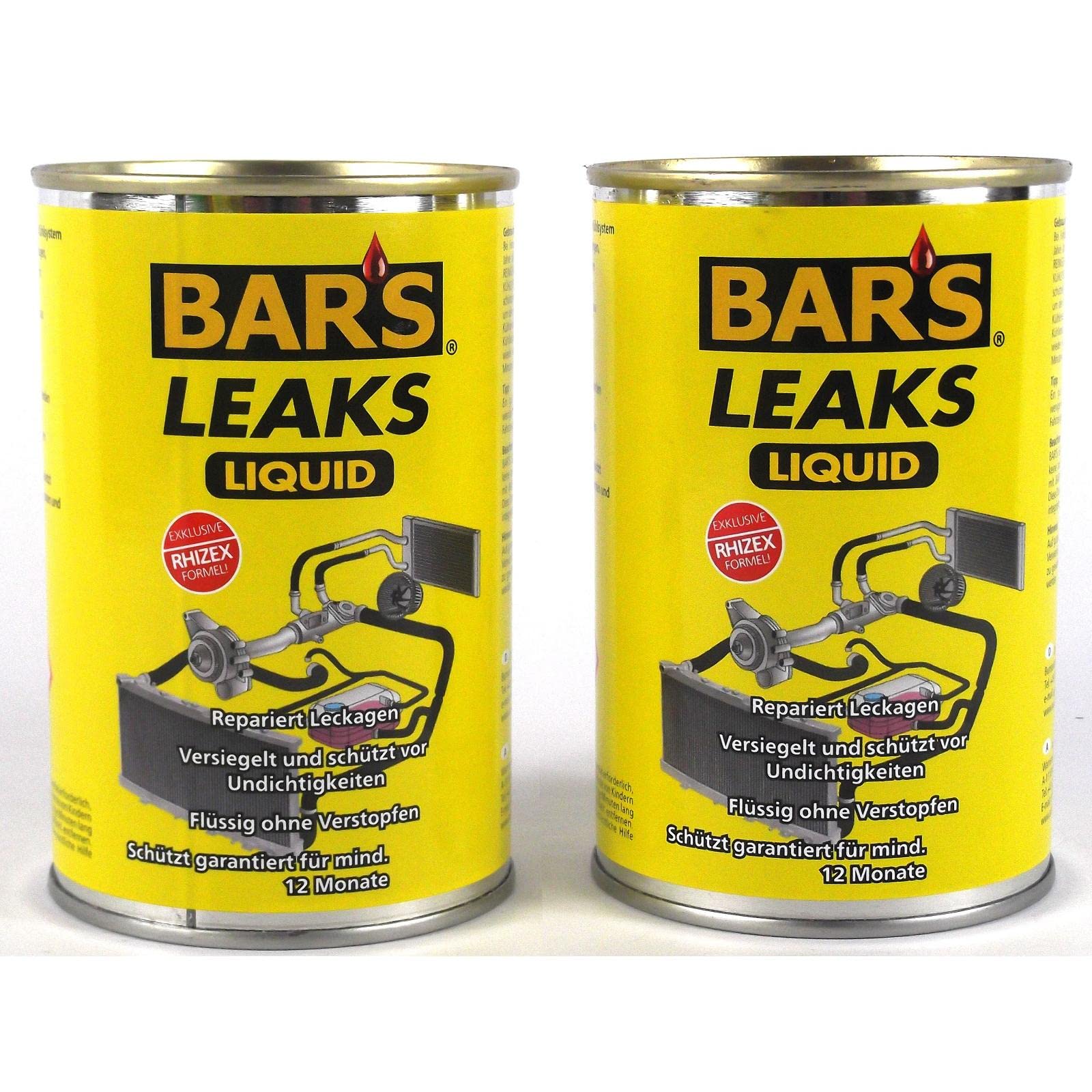 2X DR. WACK BAR'S Bars Leaks Liquid Kühlerdichtmittel Dichtmittel 150 g von Bar's Products