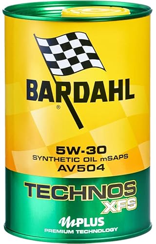 Bardahl TECHNOS XFS Motor Oil 5W-30 AV 504 mSAPS (VW 504.00-507.00) - 1 Liter Dose von Bardahl