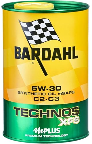 Bardahl 342040 - Motoröl für Auto, Technos XFS C2 C3 5W30, maximiert die Motorleistung, Formel 100% Synthetik, 1 Liter von Bardahl