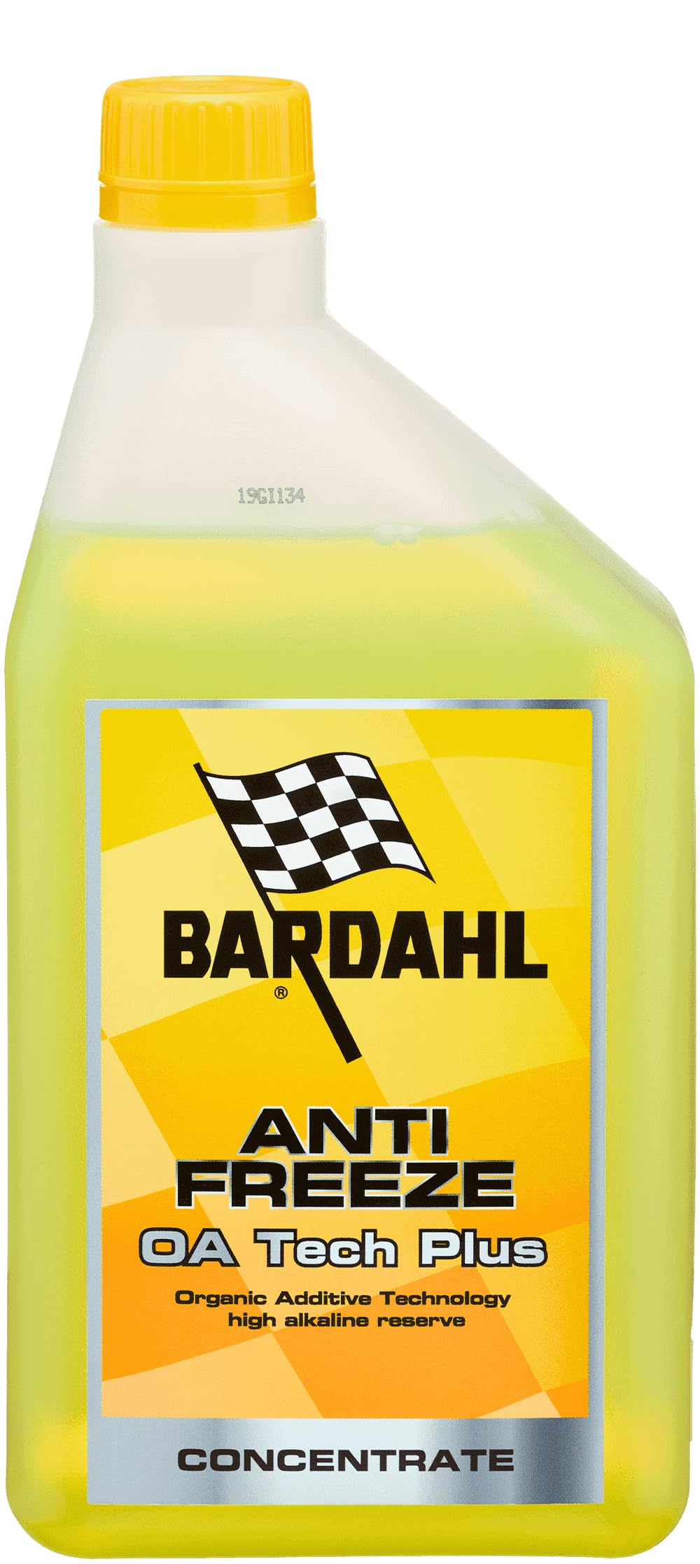 Bardahl - Antifreeze OA Tech Plus Konzentrat, flüssiges Kühlmittel gegen Frost, Kühlflüssigkeit für Auto, Motorrad und Nutzfahrzeuge mit Oat-Flüssigkeiten, -37 °C bis +108 °C, 1 Liter von Bardahl