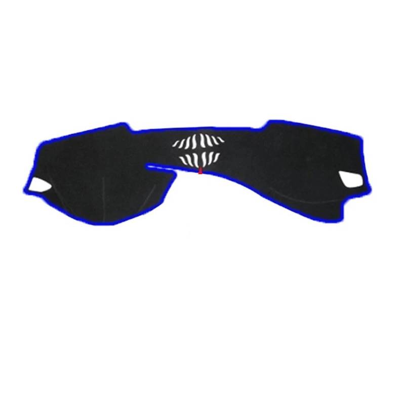 Antirutschmatten Für 3er (F30) 2012 2013 2014 2015 2016 2017 2018 Auto-Armaturenbrett-Abdeckung, Armaturenbrett-Matte, Teppich, Sonnenschutz, Dashmat-Kissen Dashboard rutschfeste Mat(LHD With Audio Bl von Barhbt
