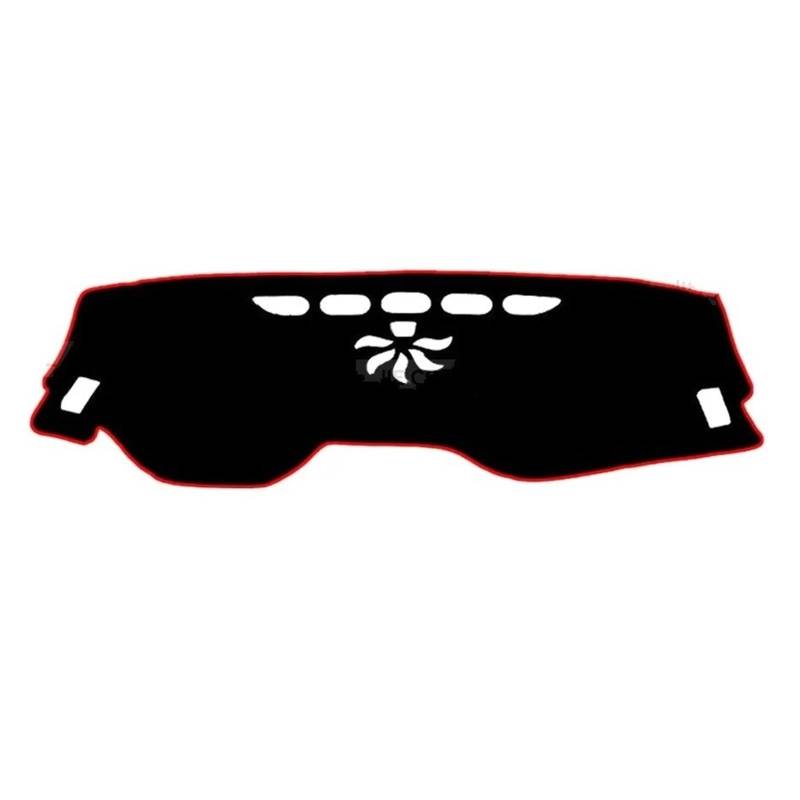 Antirutschmatten Für Chery Für TIGGO 4 Für PRO 2023 2024 Auto-Dashmat Anti-UV-Armaturenbrett-Abdeckung Armaturenbrett-Matte Sonnenschutz-Teppich Schutzzubehör Dashboard rutschfeste Mat(Red Edge,Right von Barhbt