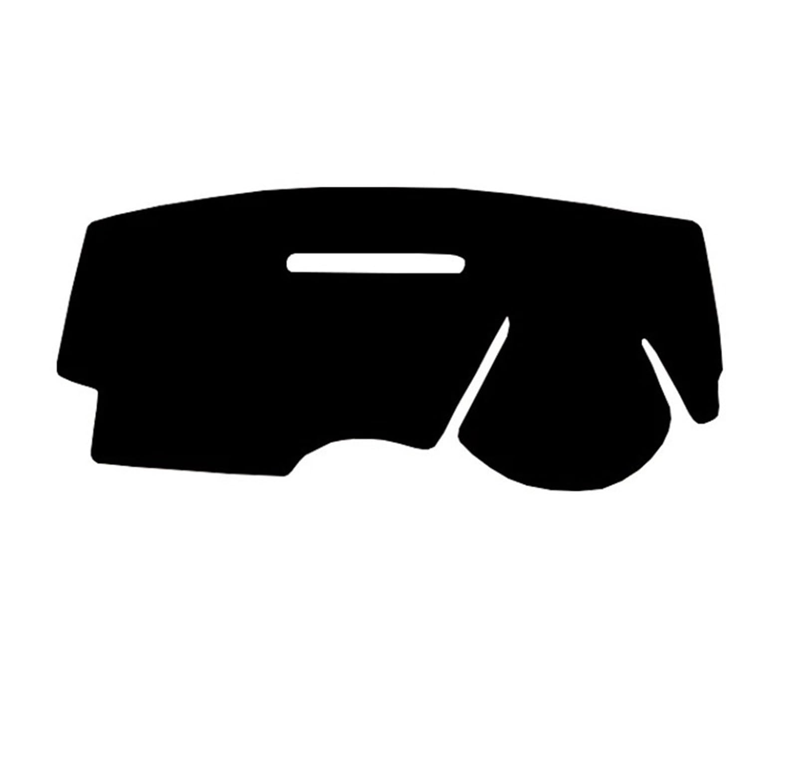 Antirutschmatten Für Clio Für Lutecia 4 IV 2013-2020 Auto-Armaturenbrett-Abdeckung Armaturenbrett-Matte Teppichumhang Sonnenschutz Auto-Innenschutzteppich Dashboard rutschfeste Mat(Red RHD) von Barhbt