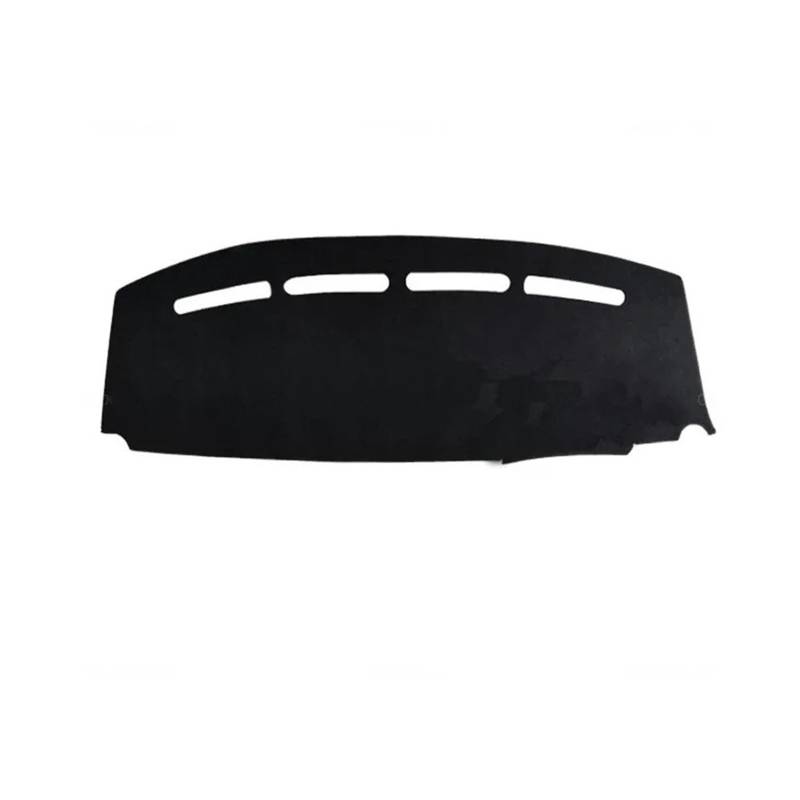 Antirutschmatten Für FIAT 500 500c 500e 2007-2024 Dashboard Cover Schützende Pad Armaturenbrett Sonnenschirm Anto-UV Teppich Zubehör Auto Dashboard rutschfeste Mat(Right Hand Black) von Barhbt