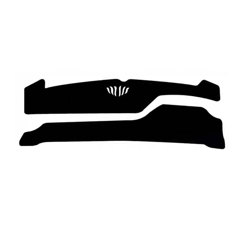 Antirutschmatten Für Ford Für Evos 2021-2025 Auto-Armaturenbrett-Matte Zubehör Silikon-Dekorationsunterlage Windschutzscheiben-Sonnenschutz-Teppichabdeckung Teile Dashboard rutschfeste Mat(Polyester L von Barhbt