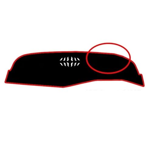 Antirutschmatten Für Geely Für STARRAY 2023 2024 2025 Auto Dashboard Abdeckung Armaturenbrett Matte Teppich Dashmat Pad Sonnenschirm Kissen Zubehör Dashboard rutschfeste Mat(RHD-Red-No HUD) von Barhbt