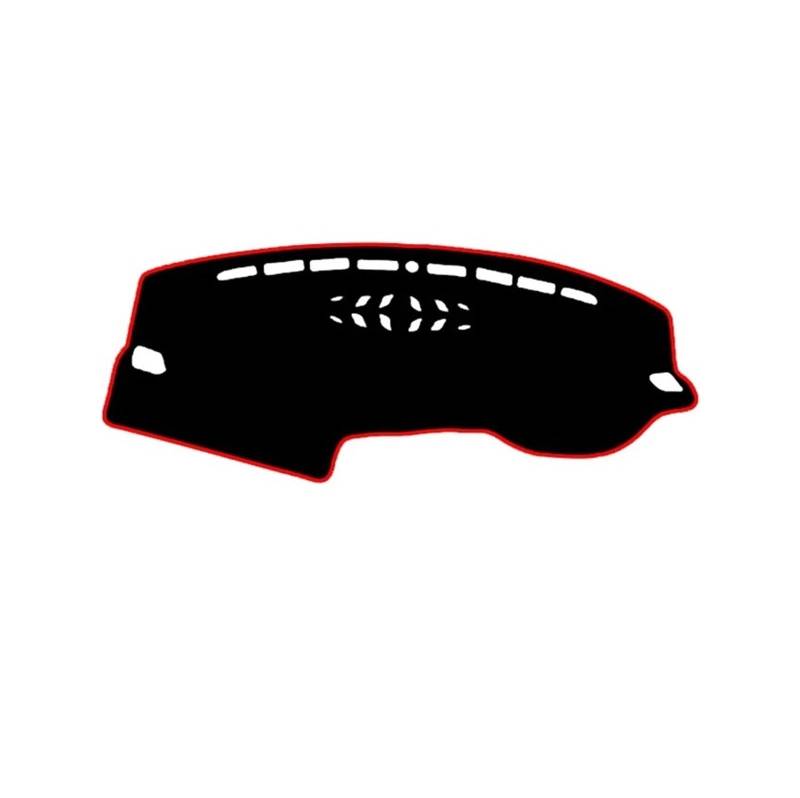Antirutschmatten Für Great Für Wall Für Haval H6 2017-2020 Auto-Armaturenbrett-Abdeckung Teppich Cape Teppich Pad Teppich Dashmat Sonnenschutz Schutz Block UV Dashboard rutschfeste Mat(RHD Red Type B) von Barhbt