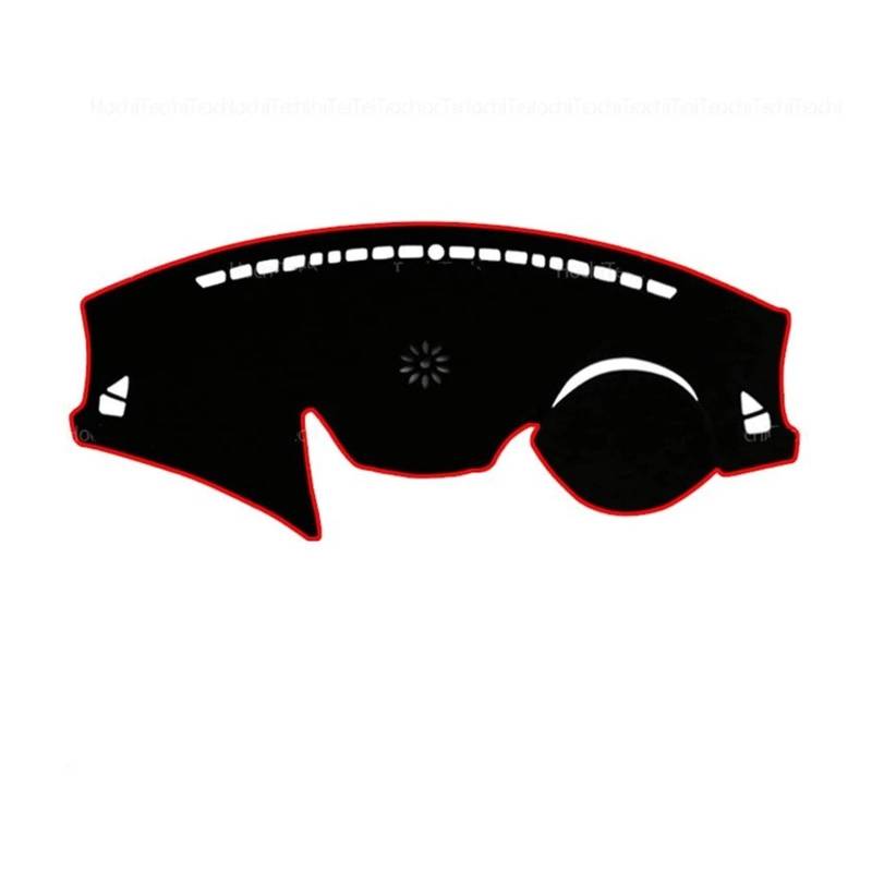 Antirutschmatten Für Hyundai Für Veloster 2012-2013 2014 2015 2016 2017 2018 Armaturenbrett-Abdeckung Anti-Rutsch-Matte Schutzpolster Auto-Sonnenschutz Teppich Teppich Dashboard rutschfeste Mat(Left H von Barhbt