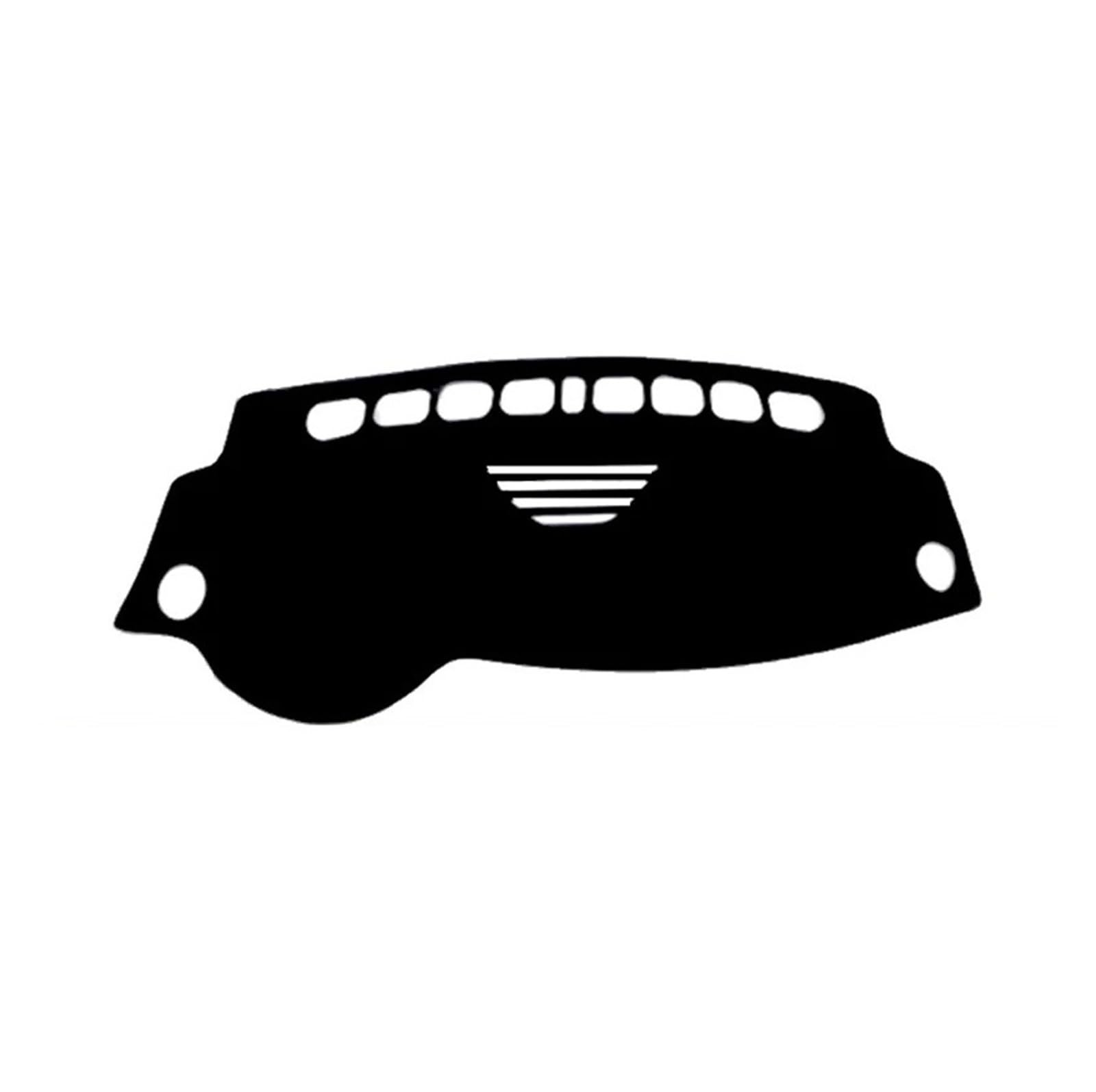 Antirutschmatten Für KIA Für Carnival YP 2014 2015 2016 2017 2018 2019 Auto-Armaturenbrett-Abdeckung Teppich Cape Teppich Kissen Sonnenschutz Anti-UV-Schutz Dashboard rutschfeste Mat(LHD Black) von Barhbt