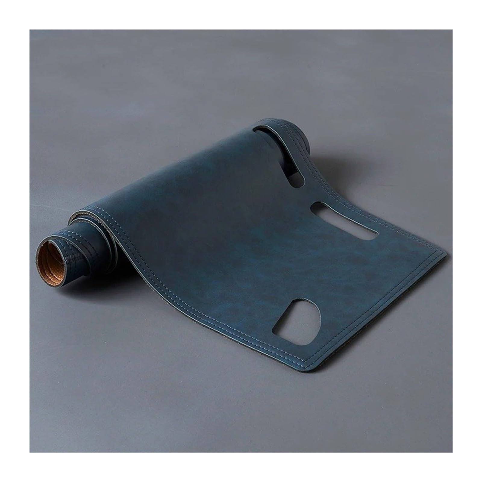 Antirutschmatten Für Koleos 1 Für Samsung Für QM5 Retro 2008-2016 Leder-Armaturenbrett-Abdeckungsbrettmatte Teppichpolster Sonnenschutz Dashmat Autozubehör Dashboard rutschfeste Mat(Blau,Lhd) von Barhbt