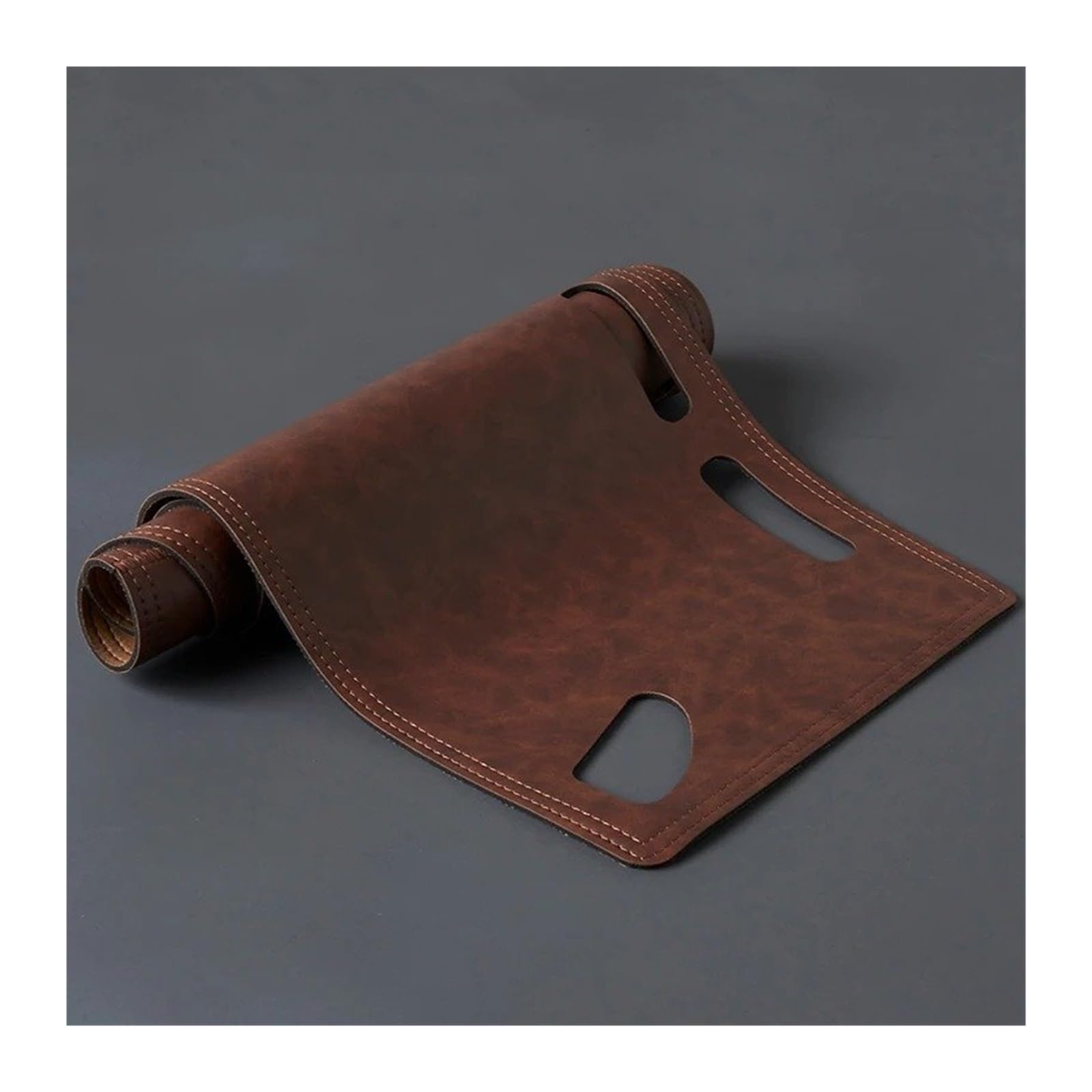 Antirutschmatten Für Lexus CT200h 2011–2019 CT 200h F Sport Armaturenbrett-Abdeckung Matte Teppich Sonnenschutz Retro-Lederkissen Autozubehör Dashboard rutschfeste Mat(Brown,LHD_with LCD Screen) von Barhbt