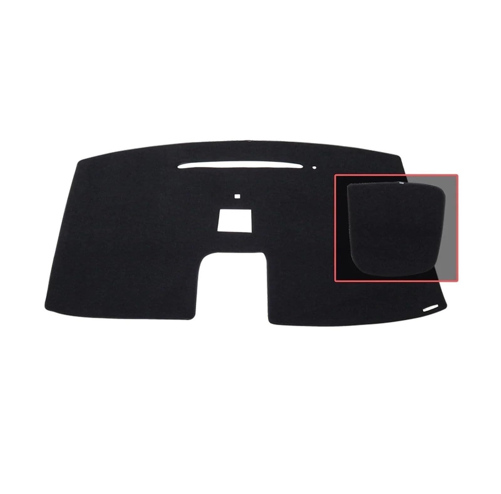 Antirutschmatten Für MITUBIST Für DELICA D:5 D5 2007-2023 Sonnenschutz Schutzpolster Auto Armaturenbrett Matte Zubehör Dashboard rutschfeste Mat(2007-2019) von Barhbt