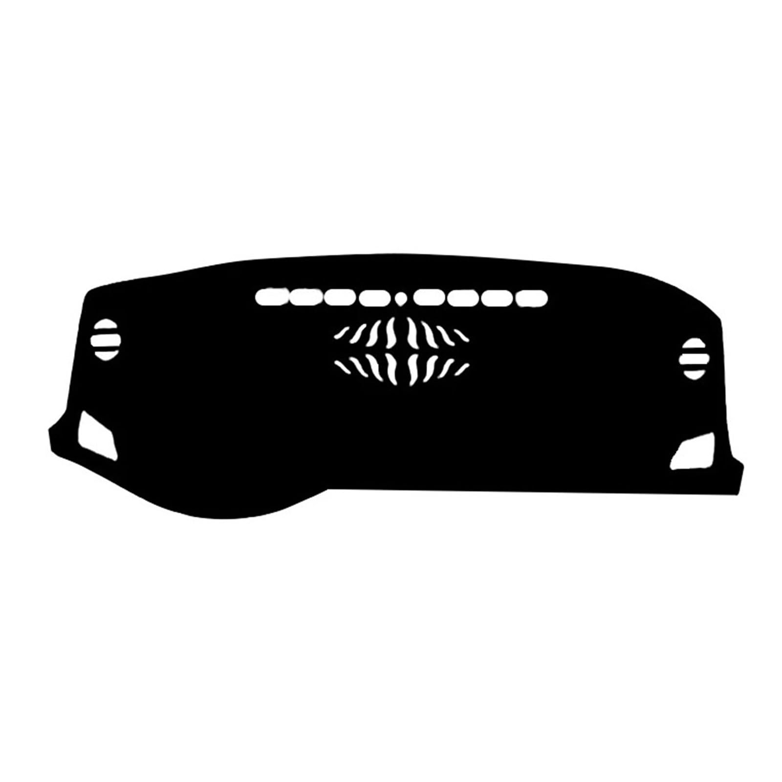 Antirutschmatten Für SAIC Für Maxus LDV D90 2016-2019 LHD RHD 2-lagige Auto-Armaturenbrett-Abdeckung Teppich Dashmat Dashmatte Kissen Anti-Sonne Dashboard rutschfeste Mat(LHD Blue) von Barhbt