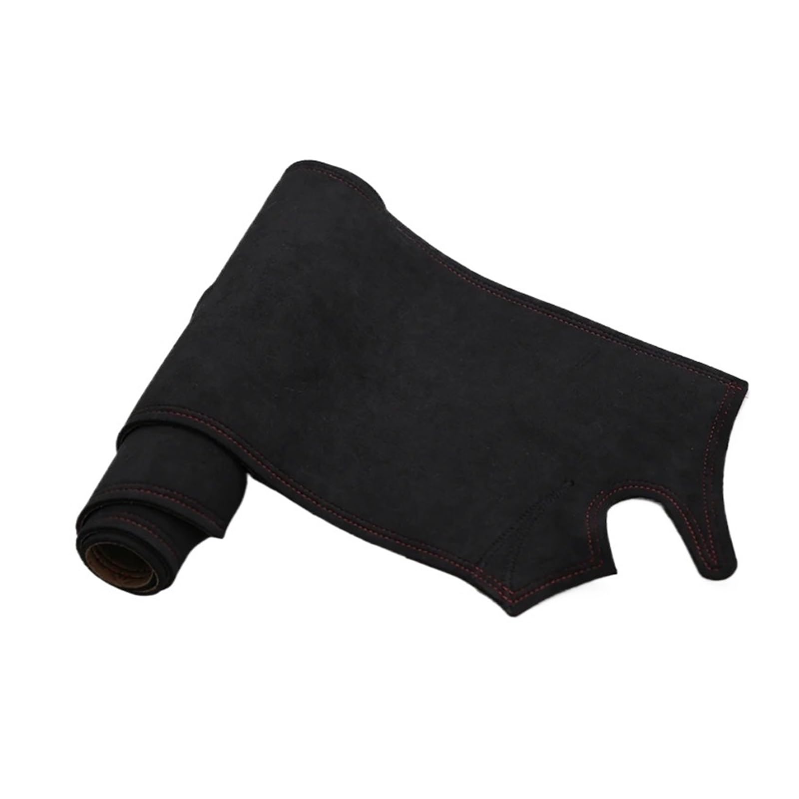 Antirutschmatten Für Stepwgn Spada RK1 RK2 RK5 RK6 2009 2010-2014 Wildleder Leder Dashmat Dash Matte Abdeckung Dashboard Pad Teppich Auto Zubehör Dashboard rutschfeste Mat(Black Red RHD) von Barhbt