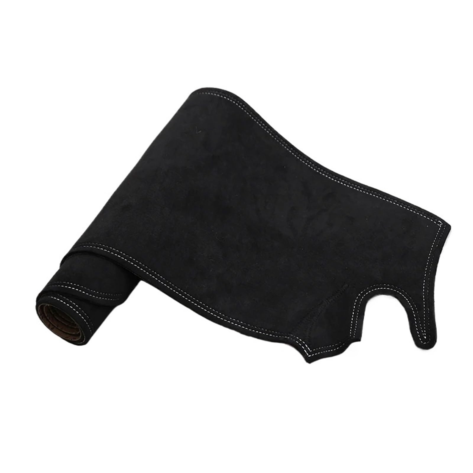 Antirutschmatten Für Stepwgn Spada RK1 RK2 RK5 RK6 2009 2010-2014 Wildleder Leder Dashmat Dash Matte Abdeckung Dashboard Pad Teppich Auto Zubehör Dashboard rutschfeste Mat(Black White RHD) von Barhbt